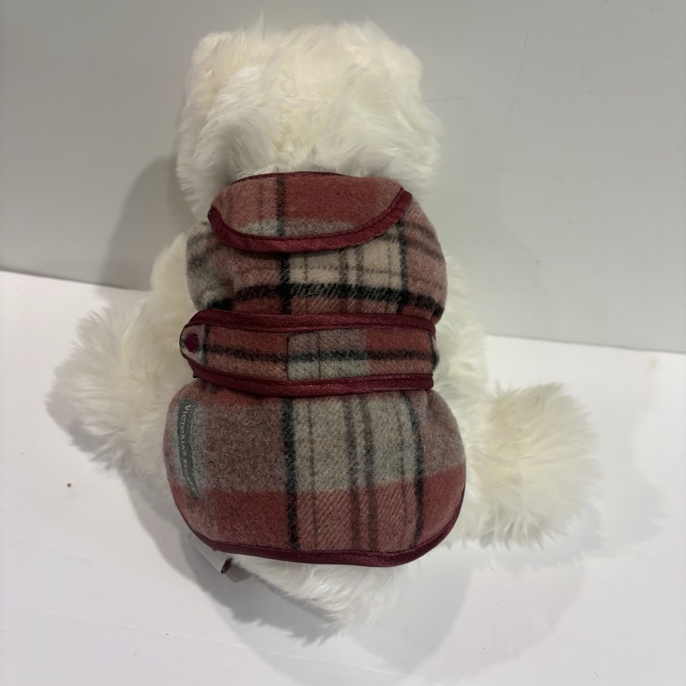 Victoria Secret Gund Plush Plaid Puppy Dog Lola‎ Rare Limited Edition 2001 Y2K - Picture 6 of 11